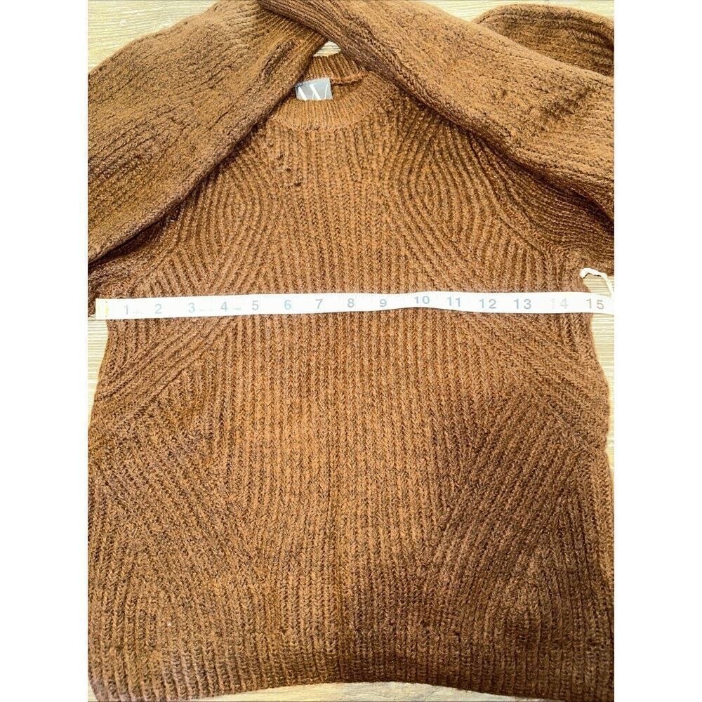 Worthington Tortoise Brown Crew Neck Ribbed Knit Sweater. Size Small. $44. 9 - Picture 7 of 8